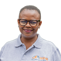 Headshot of Nsababera Linda - The Project Manager